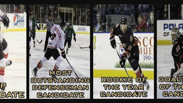 RUSH PLAYERS REPRESENT CANDIDATES FOR EACH OF CHL'S AWARDS