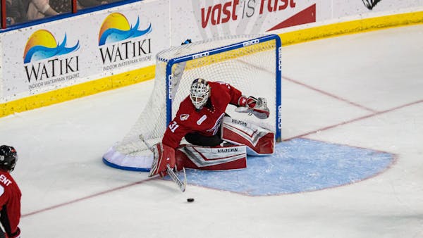 ADAM CARLSON EARNS WARRIOR GOALTENDER OF THE MONTH