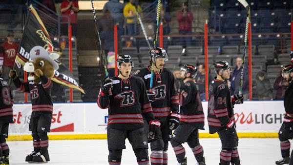 QUENNEVILLE’S OT STRIKE GIVES RUSH SERIES OPENING WIN