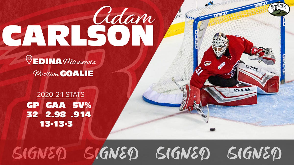 ADAM CARLSON RETURNS FOR THIRD SEASON
