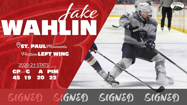 JAKE WAHLIN RE-SIGNS WITH RUSH FOR 2021-22 SEASON