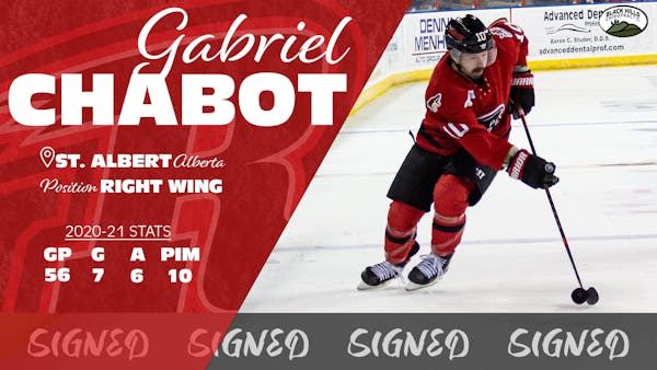GABRIEL CHABOT RETURNS FOR SECOND SEASON WITH RUSH