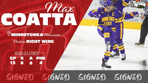 MAX COATTA SIGNS WITH RAPID CITY