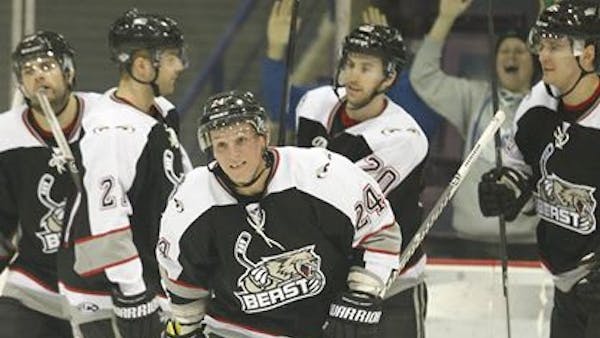 RUSH UNABLE TO TIE GAME LATE, FALL TO BEAST 2-1