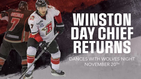 WINSTON DAY CHIEF TO JOIN RUSH FOR DANCES WITH WOLVES NIGHT