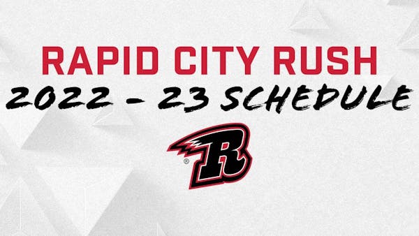 RAPID CITY RUSH 2022-23 SCHEDULE NOTES