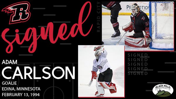 ADAM CARLSON TO RETURN TO RAPID CITY