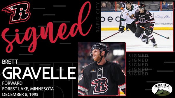 BRETT GRAVELLE SIGNS WITH RUSH