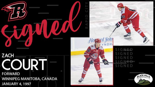 RUSH SIGN ZACH COURT