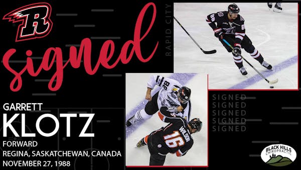 GARRETT KLOTZ RETURNS TO RAPID CITY