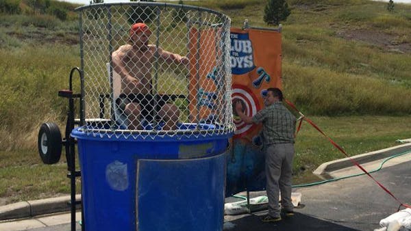 RUSH GET DUNKED FOR SPECIAL OLYMPICS