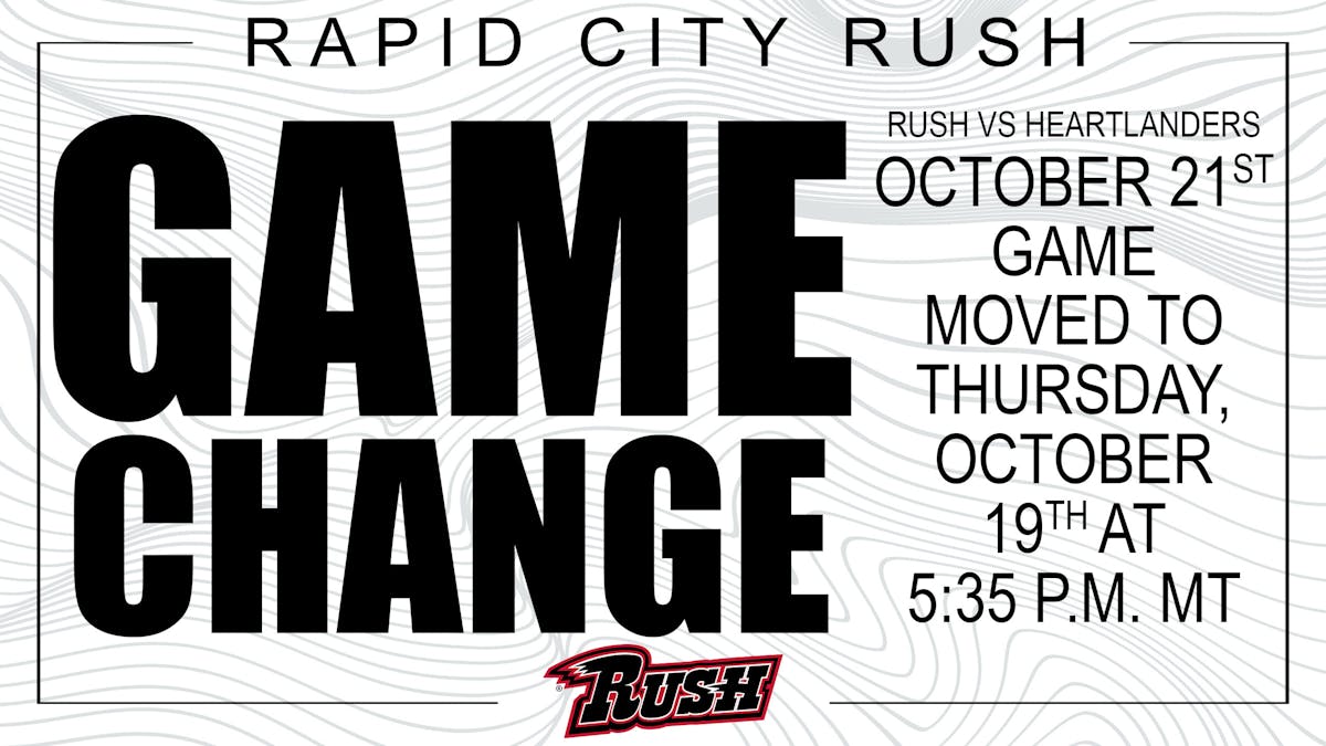 HEARTLANDERS, RUSH CHANGE SEASON OPENING DATE