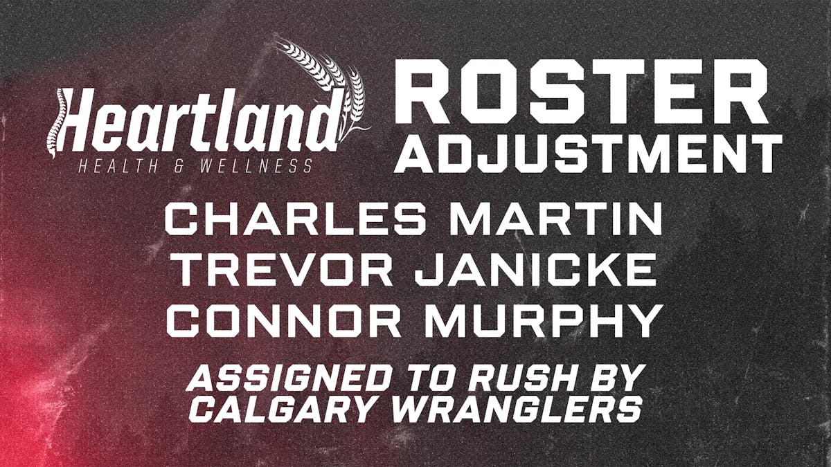 CALGARY WRANGLERS ASSIGN THREE PLAYERS TO RUSH