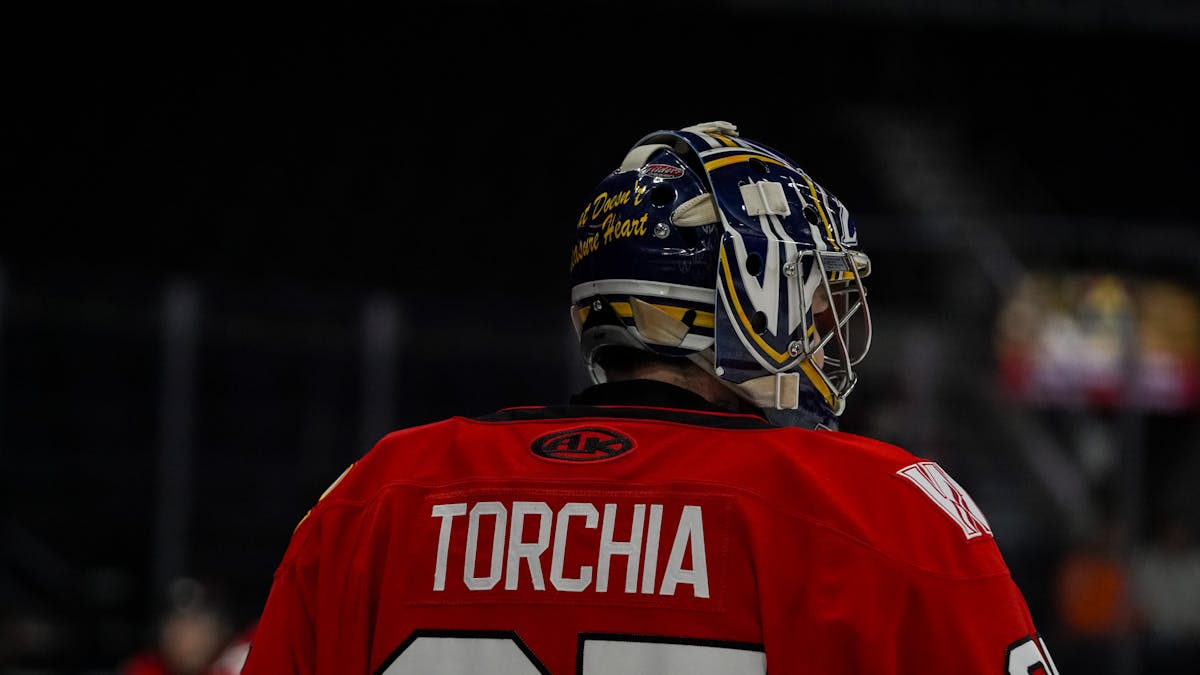 GAME RECAP: Torchia Makes 31 Saves in First Professional Start, Rush Fall at Kansas City