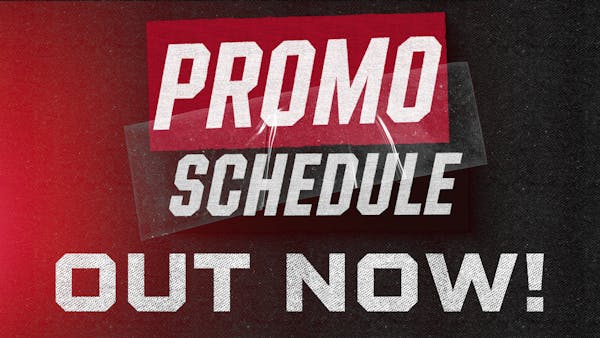 RUSH ANNOUNCE 2025-26 PROMOTIONAL SCHEDULE