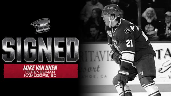 RUSH SIGN MIKE VAN UNEN
