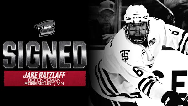 TWO-SPORT COLLEGE ATHLETE JAKE RATZLAFF SIGNS WITH RUSH