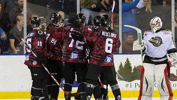 RUSH SOAR OVER EAGLES IN FIRST ECHL GAME