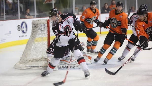 MALLARDS EDGE OUT RUSH IN A PENALTY FILLED GAME