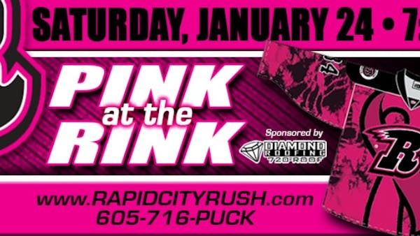 RUSH GEAR UP FOR SEVENTH ANNUAL PINK AT THE RINK GAME