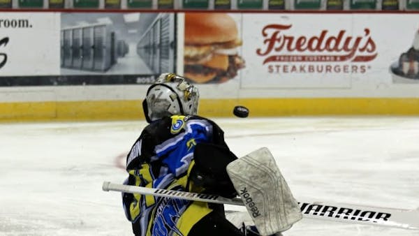 CLARKE'S POWER PLAY GOAL HELPS RUSH EDGE THUNDER
