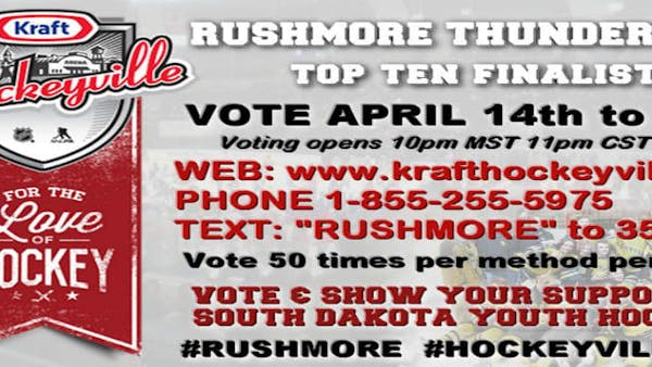 RAPID CITY NAMED AS KRAFT HOCKEYVILLE, USA FINALIST