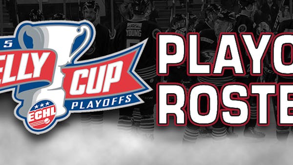 RUSH ANNOUNCE PLAYOFF ROSTER
