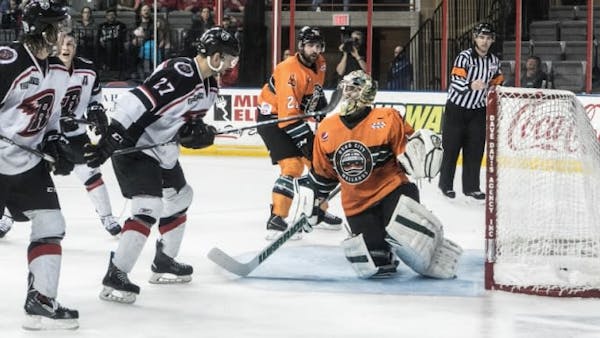 MALLARDS TAKE 1-0 SERIES LEAD IN EXCITING FIRST GAME