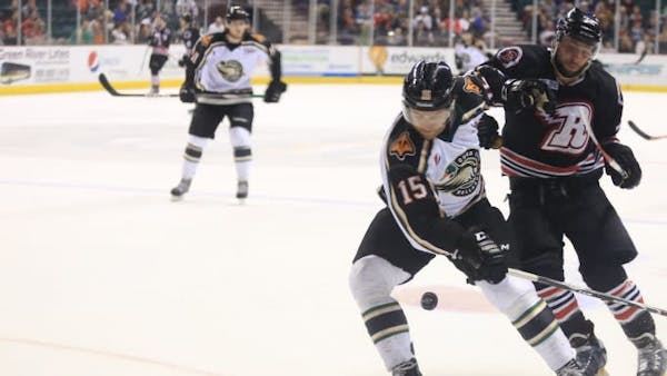LATE PENALTY LIFTS MALLARDS TO SERIES-TYING WIN