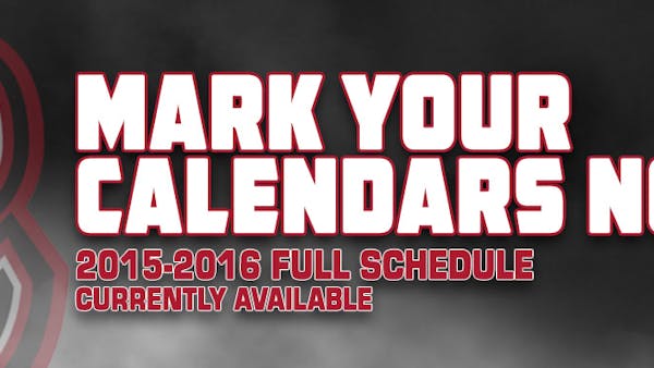 RUSH ANNOUNCE REMAINDER OF SCHEDULE FOR 2015-16 ECHL SEASON