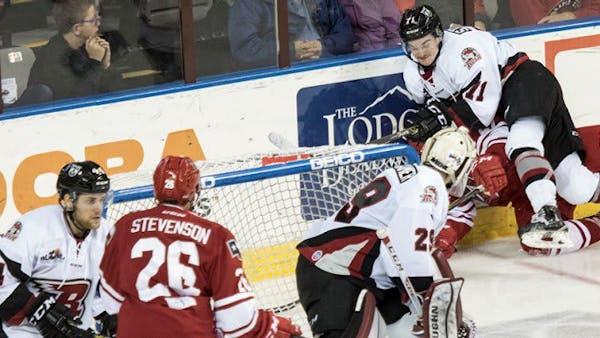 SECOND PERIOD SURGE NOT ENOUGH AS RUSH FALL TO ALLEN
