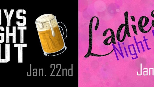 RUSH TO HOLD GUYS AND LADIES NIGHTS LATE JANUARY