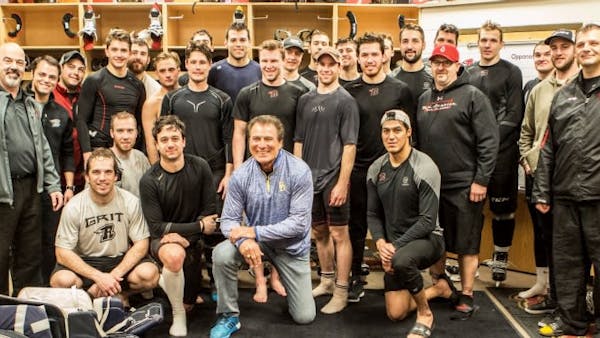 PAPALE OF INVINCIBLE VISITS RUSH