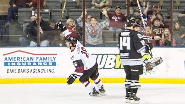 POMMELLS HAT-TRICK PACES RUSH ROMP OVER GRIZZLIES