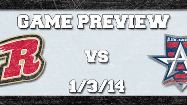 GAME PREVIEW: RUSH vs AMERICANS 1/3/14
