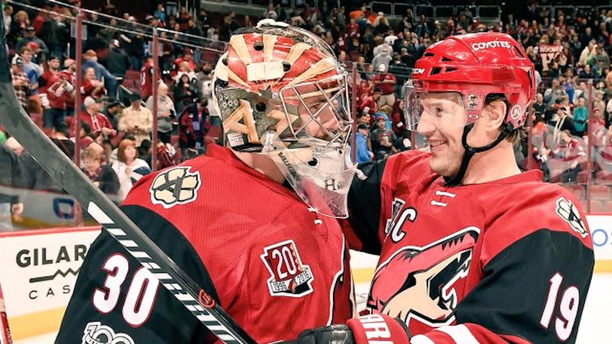 LANGHAMER BECOMES FIRST TO PLAY IN NHL