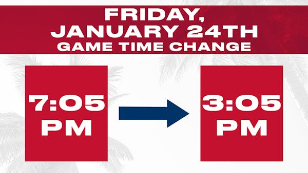 STINGRAYS VS EVERBLADES MOVED TO 3:05 PM TOMORROW
