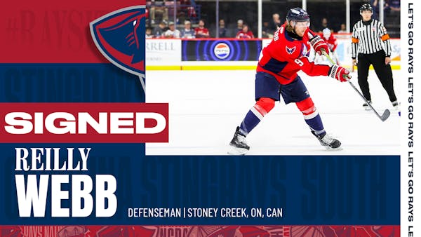 STINGRAYS BRING BACK DEFENSEMAN REILLY WEBB
