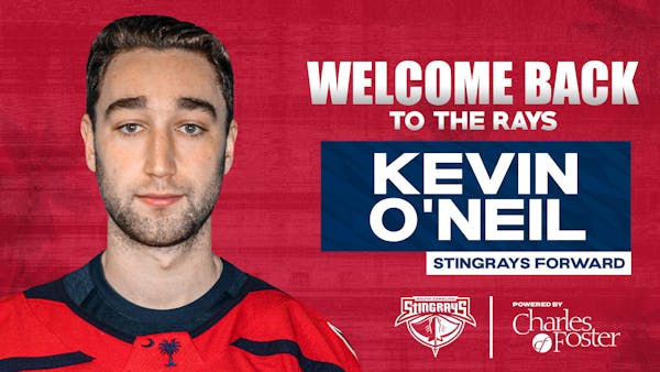Stingrays Agree to Terms with Kevin O'Neil