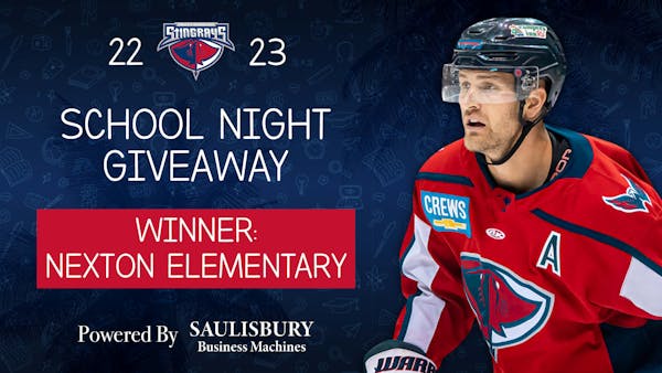 Stingrays and Saulisbury Donate Tickets to Local Elementary Schools