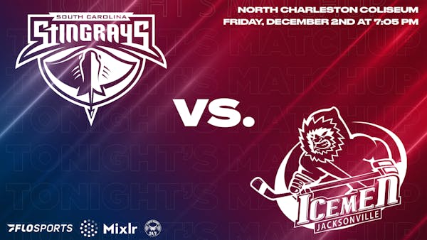 Game Preview: Stingrays vs. Icemen, December 2 at 7:05 PM