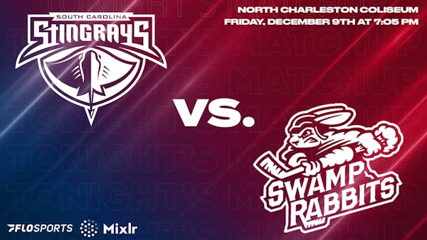 Game Preview: Stingrays vs. Swamp Rabbits, December 9 at 7:05 PM