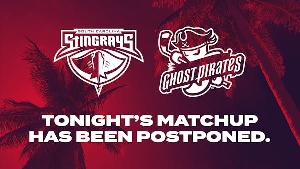 Saturday's Stingrays Game Postponed