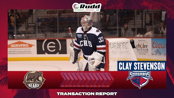 Clay Stevenson Reassigned to Stingrays