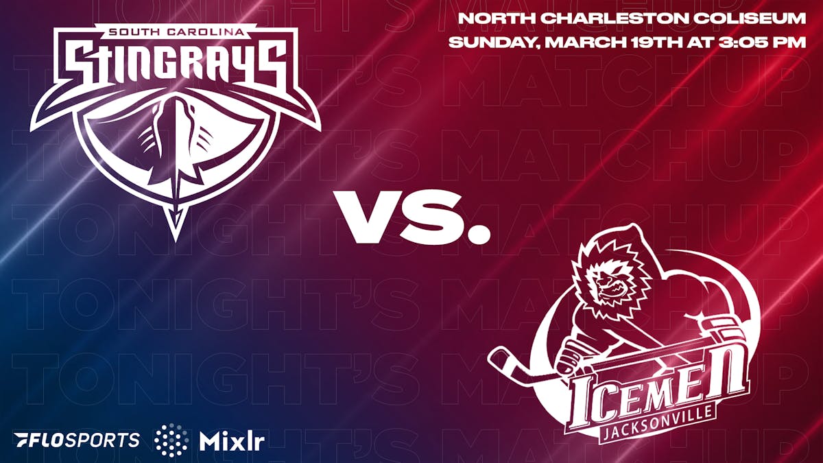 Game Preview: Stingrays vs. Jacksonville Icemen, March 19 at 3:05 PM