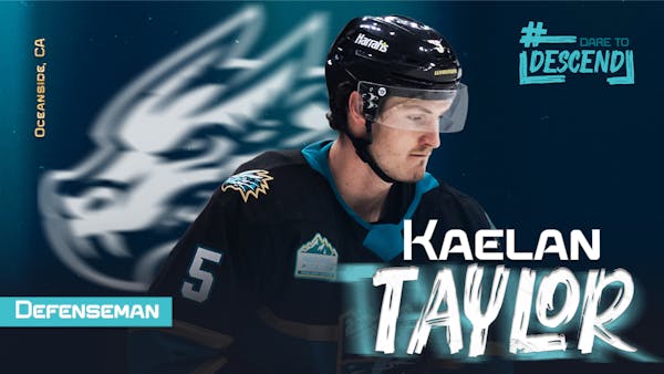 Rookie Defenseman Kaelan Taylor Returns to Tahoe