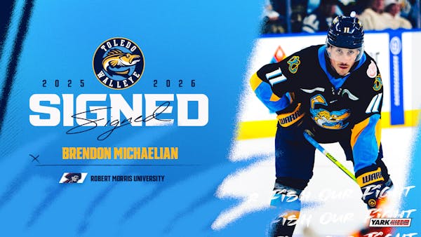 Brendon Michaelian re-signs with the Fish for 2025-26