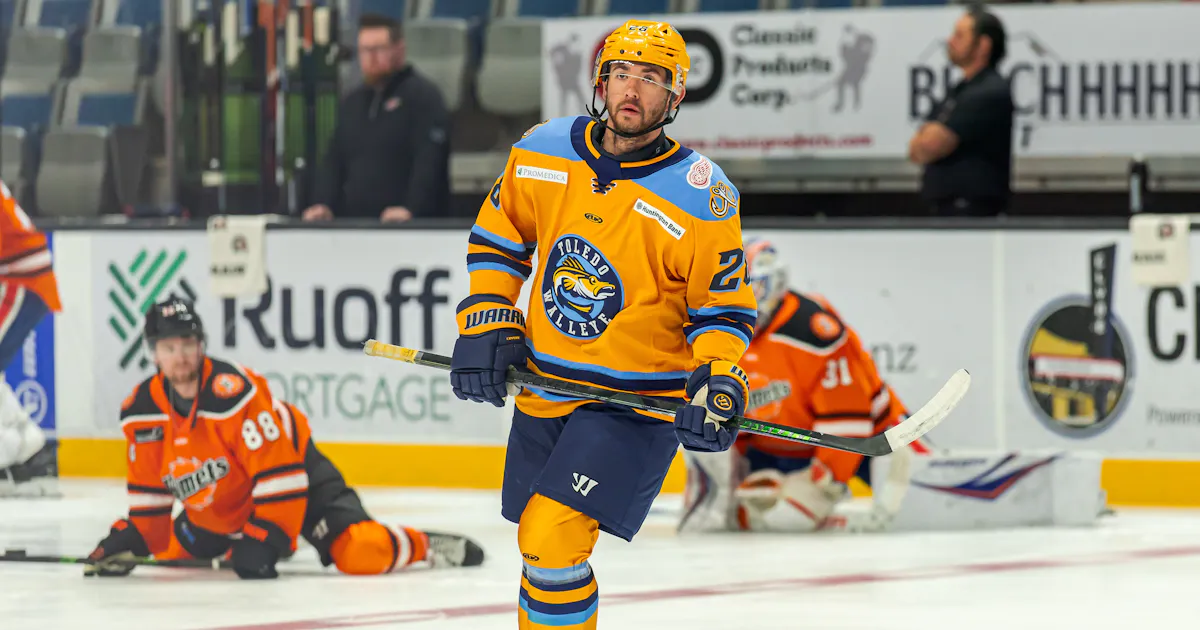 Toledo Walleye | Kruse, Van Wyhe scored first goals of the postseason in game three loss to Komets Toledo Walleye | Kruse, Van Wyhe scored first goals of the postseason in game three loss to Komets