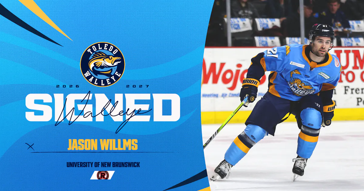 Toledo Walleye | Jason Willms returns to the Walleye for the 2026-27 season Toledo Walleye | Jason Willms returns to the Walleye for the 2026-27 season