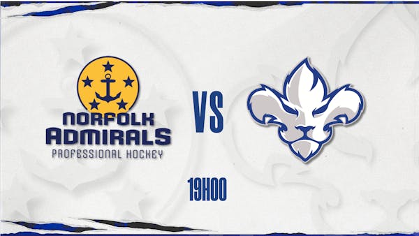 Norfolk Admirals @ Trois-Rivières Lions